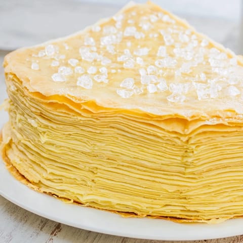 Homemade Golden Apple Turnover