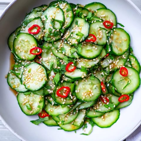 Tangy Shaken Asian Cucumber