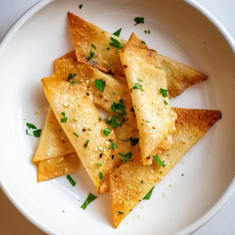 Crispy Garlic Lumpia Chips