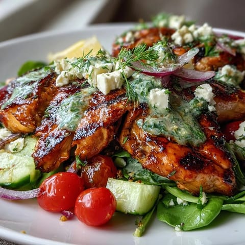 Lemon Vinaigrette Grilled Chicken