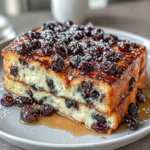 Blueberry Pancake Casserole Oven