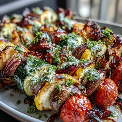 Summer Grilled Veggie Skewers