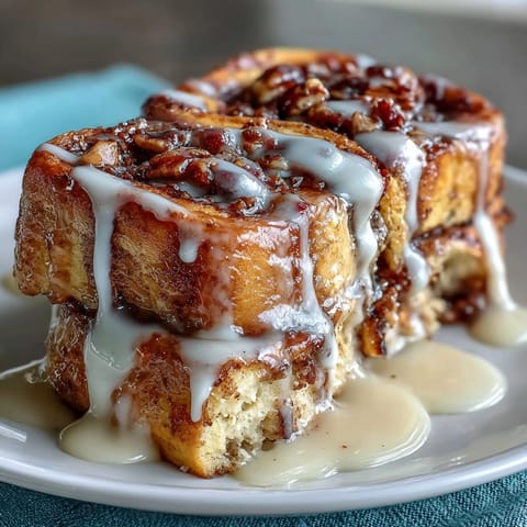 Cinnamon Roll Pancake Casserole