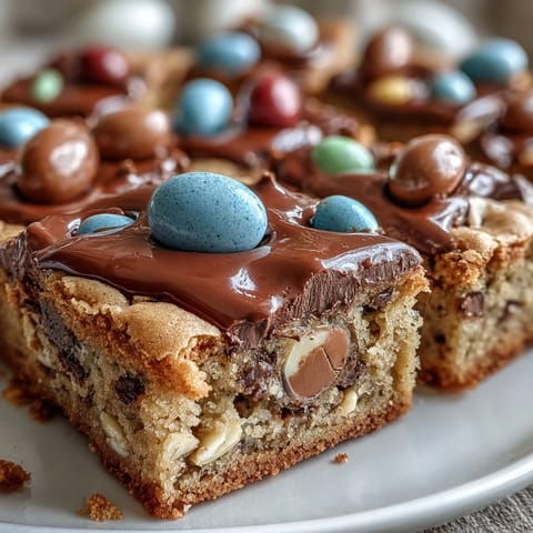 Peanut Butter Easter Egg Bars