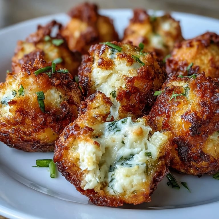 Spicy jalapeño halves stuffed with creamy Cajun Crab Poppers and finished with a golden, buttery panko topping.