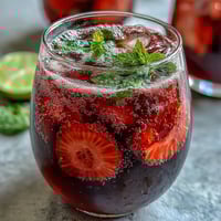 Vibrant watermelon lime sparkling punch with fresh mint and lime slices, perfect for refreshing spring parties.